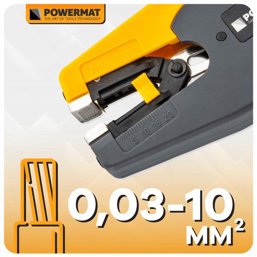 ŚCIĄGACZ DO IZOLACJI KABLI PRZEWODÓW AUTOMATYCZNE SZCZYPCE 0,03-10 MM² 2w1 na Arena.pl