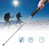 PRZENOŚNY AUTOMATYCZNY KIJ DO SAMOOBRONY TELESKOPOWY KIJ ALPINISTYCZNY 66CM