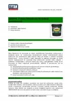 ABIZOL P TYTAN MASA BITUMICZNA DO IZOLACJI POWŁOKOWYCH 9KG 10004510 TYTAN