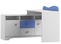 biurko narożne dla dziecka szuflady komputerowe CLOUDS NB16 120x120 w.74