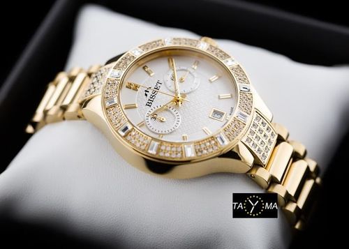 BISSET BSBE18 - white/gold (zb547c) na Arena.pl