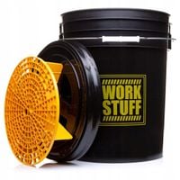 Zestaw Wiadro do Mycia Auta Rinse Separator Żółty Pokrywa 20L WORK STUFF