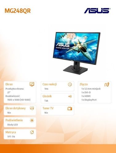 Asus 24' MG248QR na Arena.pl
