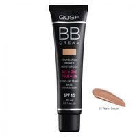 Gosh BB podkład, krem, baza 03 warm beige
