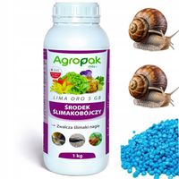 AGROPAK LIMA ORO 5GB TRUTKA NA ŚLIMAKI ZWALCZA ŚLIMAKA GRANULAT 1 KG