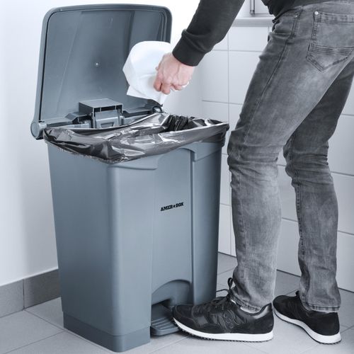 Pojemnik kosz na śmieci odpady z pedałem 87L na Arena.pl