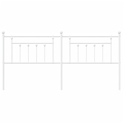 Metalowe wezgłowie, białe, 200 cm na Arena.pl