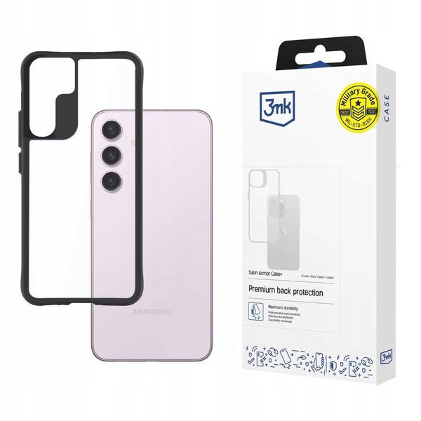 Satynowe etui na Samsung Galaxy S24 - 3mk Satin Armor Case+ zdjęcie 1