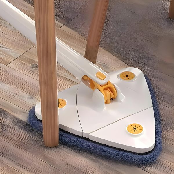 Obrotowy mop płaski trójkątny biały zdjęcie 10