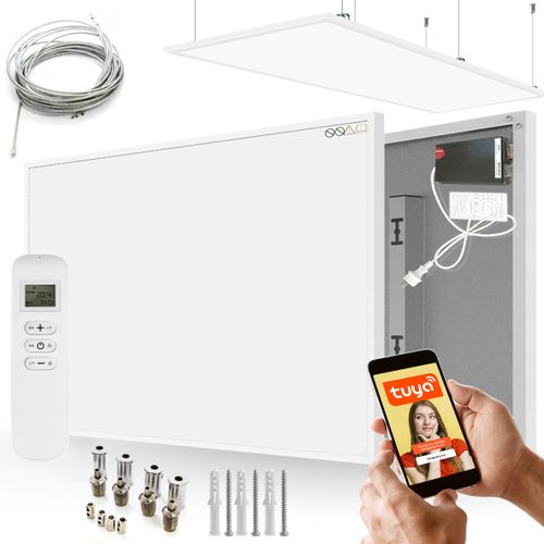 GRZEJNIK SUFITOWY PODCZERWIEŃ IR GRAFEN WiFi 580W na Arena.pl