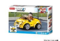 KLOCKI SLUBAN TOWN Auto miejskie z napędem Samochód kompatybilne z LEG COB