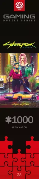 Puzzle 1000 elementów. Cyberpunk 2077. Kitsch Style zdjęcie 1