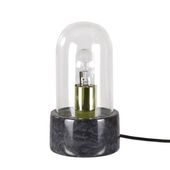 LAMP MARMUROWA CZARNA H24cm