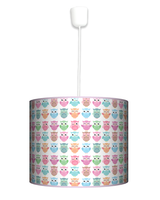 Lampa wisząca duża - Kolorowe sowy