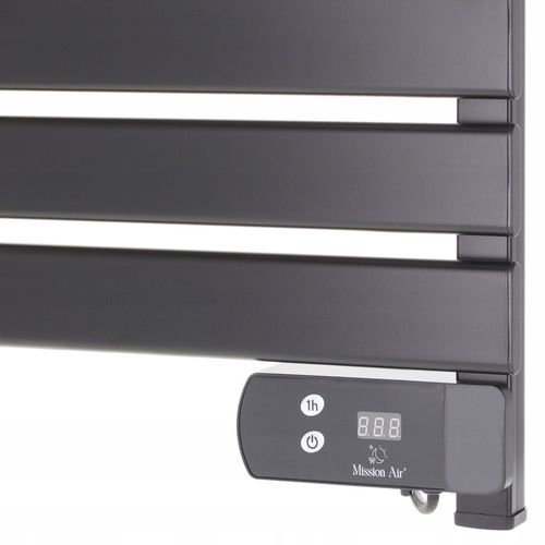 MAŁY GRZEJNIK ŁAZIENKOWY ELEKTRYCZNY drabinka suszarka timer CZARNY 150W na Arena.pl