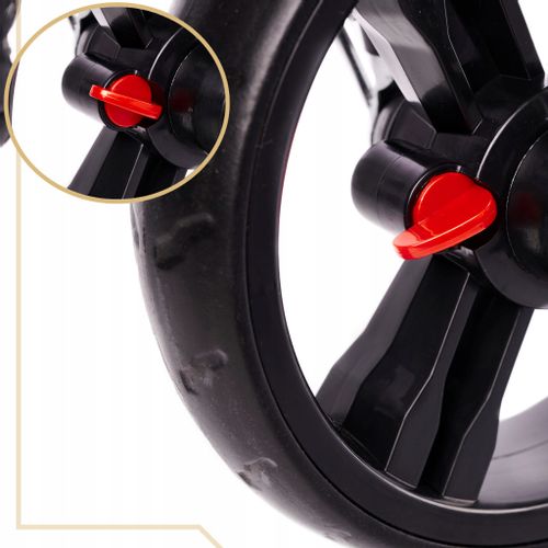 Rowerek Trójkołowy dla Dzieci Wolne Koło Obracane Siedzenie Granatowy na Arena.pl