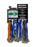 Wieszak na medale i numery startowe REKORDY BIEGOWE RUN twoje imię  69.1