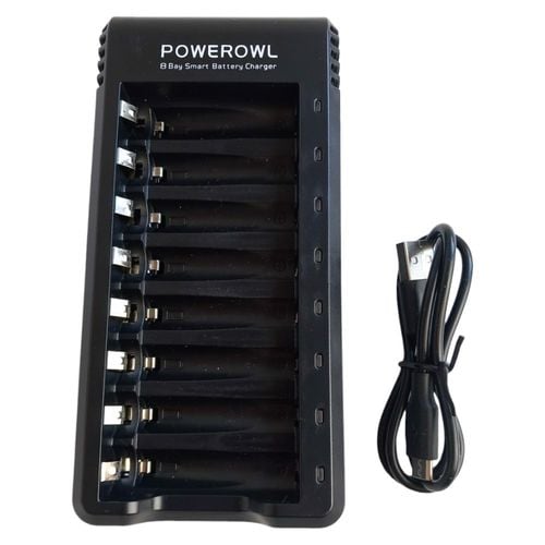 Ładowarka POWEROWL USB na 8 akumulatorów AA AAA na Arena.pl