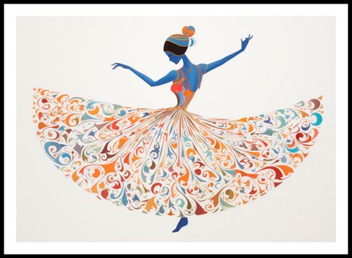 Plakat 84x59,5cm Wirująca Balerina na Arena.pl