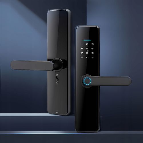 Inteligentna Klamka Tuya WiFi Wkładka Zamka Szyfr Kod RFID Odcisk Palca na Arena.pl