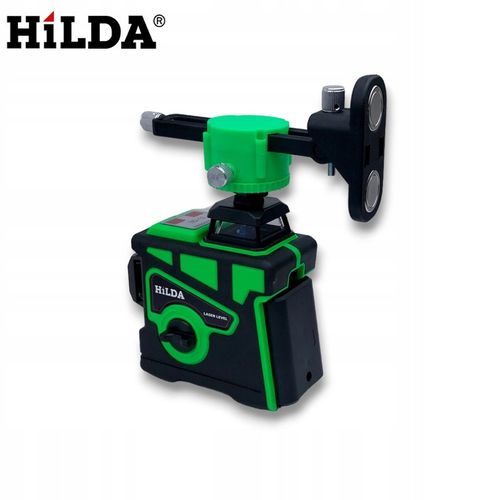 HILDA POZIOMICA 3D 12 LINII LASER KRZYŻOWY SAMOPOZIOMUJĄCY NIWELATOR 2 AKU na Arena.pl