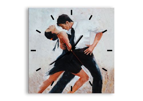Zegar Ścienny - Tango Tancerze  - 40X40 Cm - C3Ac40X40-3771 na Arena.pl