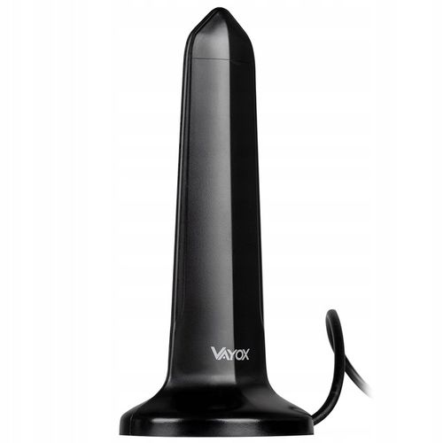 ANTENA POKOJOWA DVB-T2 DO TV NAZIEMNEJ DOOKÓLNA AKTYWNA MAGNES USB 4K VAYOX na Arena.pl