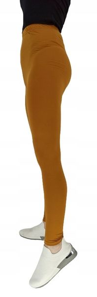 Leginsy DŁUGIE getry damskie MIODOWE BAMBUSOWE *S* zdjęcie 3