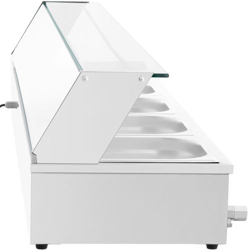Bemar podgrzewacz do potraw bufet grzewczy z osłoną 5 x GN 1/2 2000 W na Arena.pl