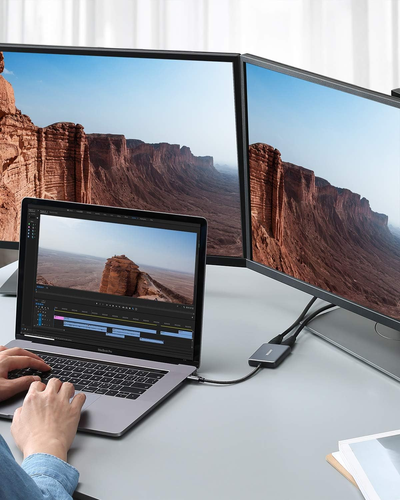 Anker USB C Do Dual HDMI Adapter 4K Do MacBook Laptop Tablet na Arena.pl