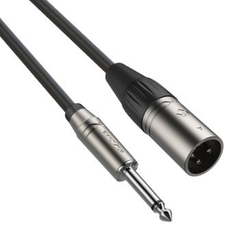 Kabel przewód mikrofonowy XLR JACK 6,3mm 10 m Roxtone SAMURAI SMXJ250L10 na Arena.pl