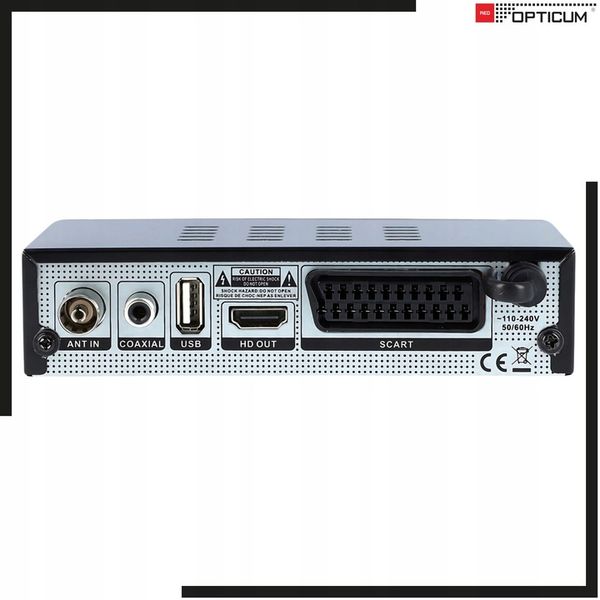 TUNER DVB T2 C OPTICUM AX LION NS HEVC H265 USB FULL HD DEKODER DO TV zdjęcie 5