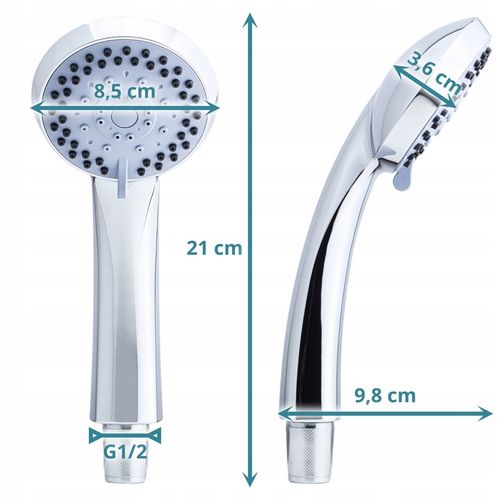 Słuchawka 5 funkcji do wanny prysznica delikatna SOTBE TVA LARK-SOHE-2 na Arena.pl