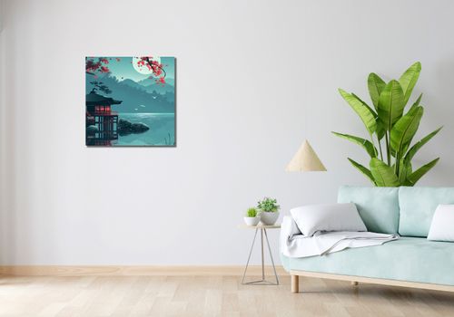 Obraz 60x60cm Japoński Pawilon na Arena.pl