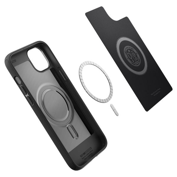 spigen mag armor iphone 14 plus / 15 plus matte black zdjęcie 7