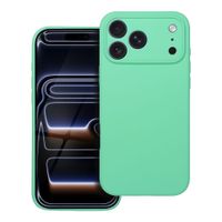 Futerał SILICONE 2mm do IPHONE 17 Pro Max kompatybilny z MagSafe miętowy