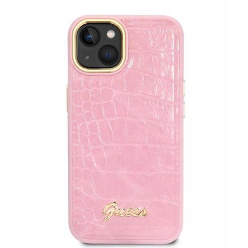 Guess Croco Collection Etui do iPhone 14 (różowy) na Arena.pl