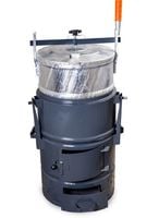 PARNIK Z SZAMOTEM OCYNKOWANY 150 L - PARNIK 150ZN