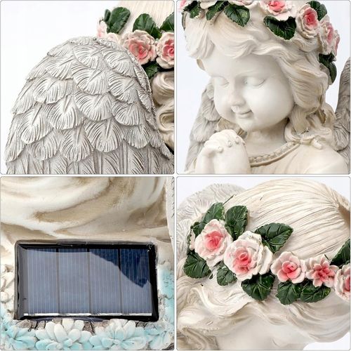 ANIOŁ ANIOŁEK SOLARNY NA GRÓB DO OGRODU TARASU OZDOBA HIT ŚWIĘTO ZMARŁYCH na Arena.pl