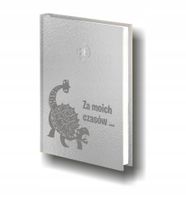 Planer TWÓJ TEKST ksiażkowy kalendarz A5 złoty srebrny 2026 grawer