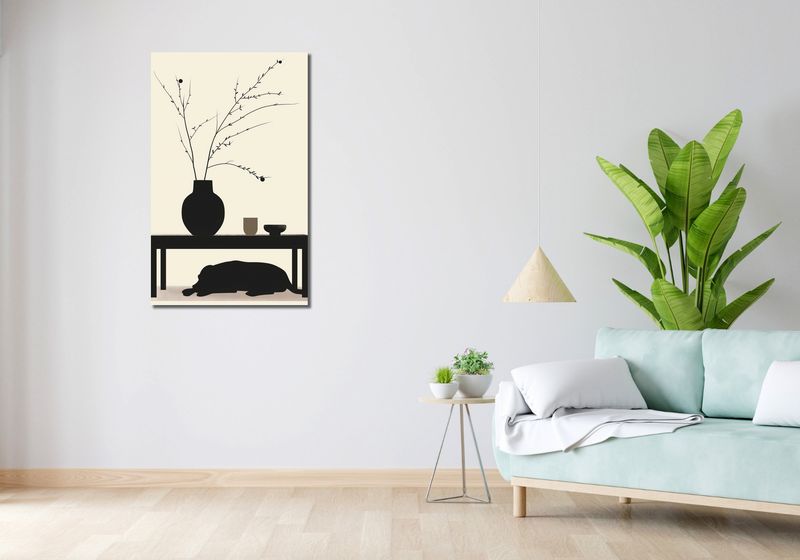 Obraz 60x100cm Wypocznij Psino zdjęcie 2