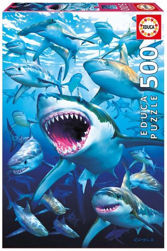 Educa Puzzle 500 elementów Shark club na Arena.pl