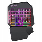 KLAWIATURA DLA GRACZY NA RĘKĘ GAMINGOWA LED KEYPAD