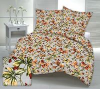 Pościel z kory 160x200 szara jesienne liście