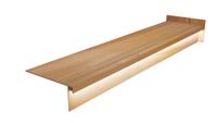 Grube płytki schodowe jak DREWNO słoje 120x30x4, płytki na schody, Dąb, LED