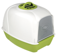 Kuweta dla kota zamykana zielona KRONO PLUS GREEN 52x39x39cm