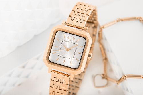 Zegarek Damski + Bransoletka Armani Exchange AX7164SET + BOX na Arena.pl