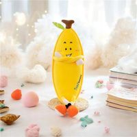 Duża Pluszowa Maskotka BANAN Z NOGAMI PODUSZKA MIĘKKA DEKORACJA MIŚ 80cm