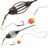 Gotowy zestaw gruntowy ze sprężyną 55g hak #6