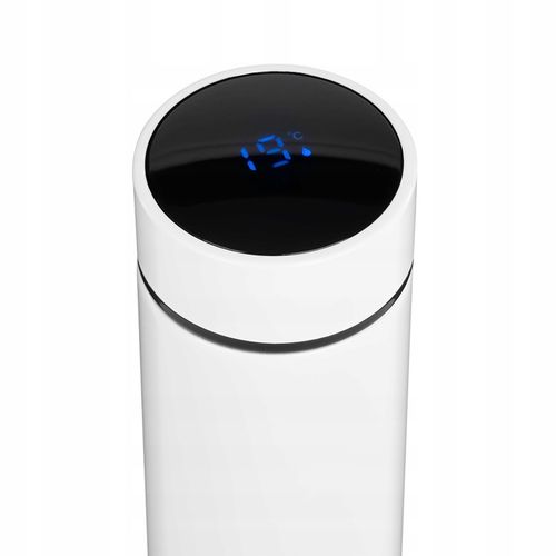 SZCZELNY TERMOS BUTELKA TERMICZNA KUBEK Z TERMOMETREM NA KAWĘ HERBATĘ SITKO na Arena.pl